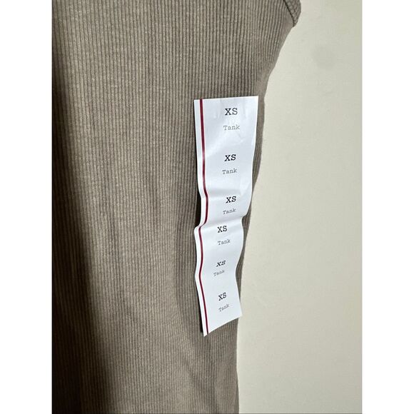 A New Day Olive Green Basics Ribbed Tank Size XS New - Picture 2 of 3